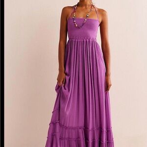 Free People Vibrant Purple Maxi Dress